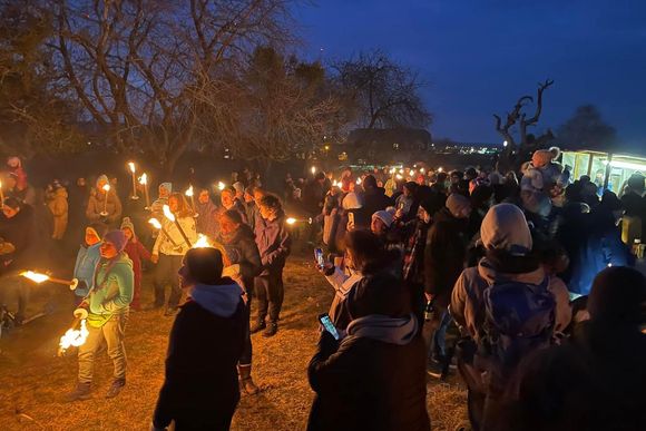 euq4j3 a torchlight procession to mark buergbrennen festival 20240216133452