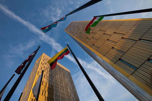 pxmjrr european court of justice towers and flags from ground view up by ecj 20240417121734