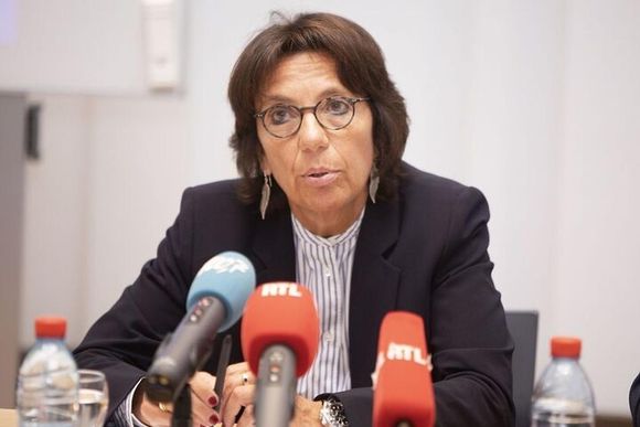 uaitc7 luxembourgs general prosecutor martine solovieff in 2019 answering press questions about the justices database photo steve eastwood 20240311124021