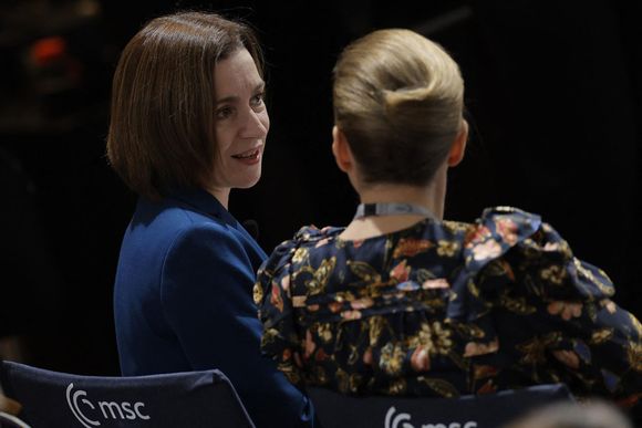 fgkkal moldovas president maia sandu and denmarks prime minister mette frederiksen talk as they attend the munich security conference 20240318161723