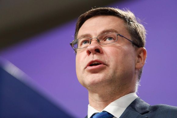 f8aonk valdis dombrovskis the european commission s executive vice president for economic policy said strict criteria would apply 20240211123921