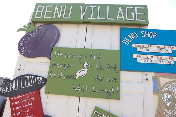 4vb1k6 benu village entrance sign anouk antony 20231115170220