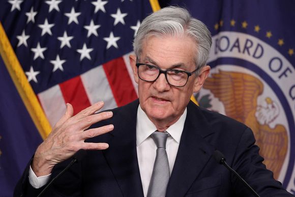 21q9mb chair jerome powell holds a news conference following the federal open market committee meeting 30355625 20231102064744